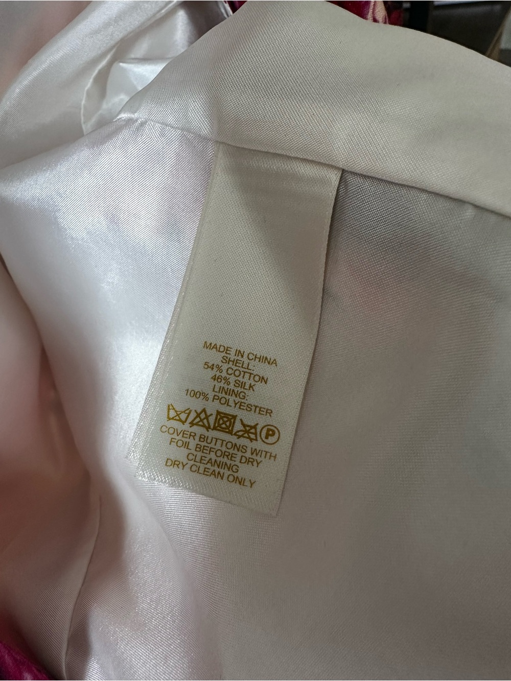 kate spade Pink and Cream Floral Blazer Jacket - Picture 4 of 4